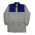 Body warmer Jacket-Cotton 100% with reflective tape Work body warmer-Heavy jacket-Parka